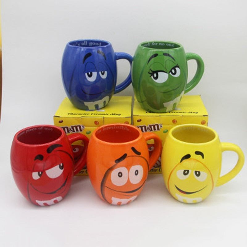 Creative And Stylish All New Beans Expression Ceramic Coffee/Tea Mugs