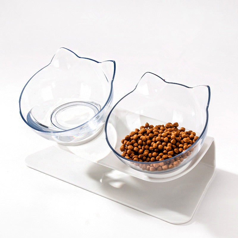 Anti-Vomiting and Non-Slip Orthopedic Cat Bowl With Raised Stand