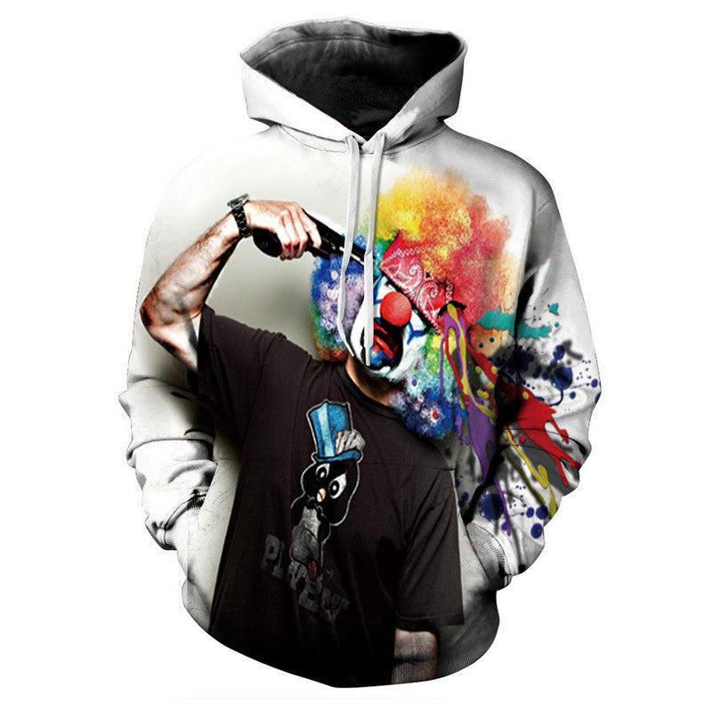 Clown Suicide Allover 3D Print Hoodie
