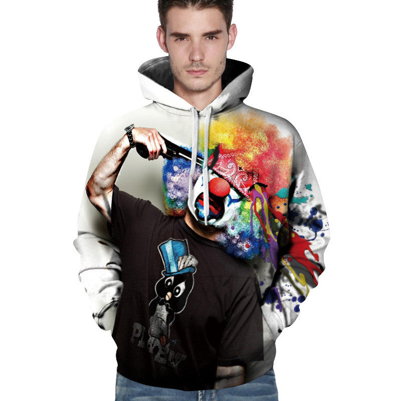 Clown Suicide Allover 3D Print Hoodie