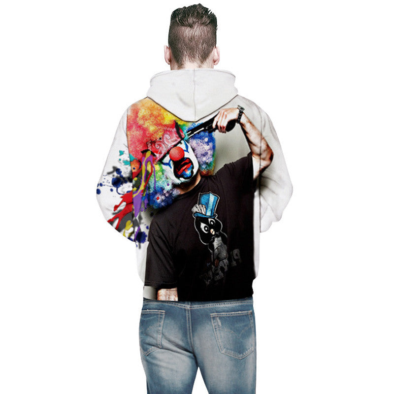 Clown Suicide Allover 3D Print Hoodie