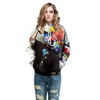 Thumbnail for Clown Suicide Allover 3D Print Hoodie