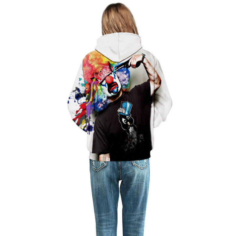 Clown Suicide Allover 3D Print Hoodie