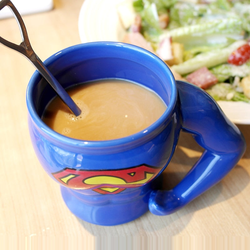 Superman Hero Macho Ceramic Glass Coffee/Tea mug