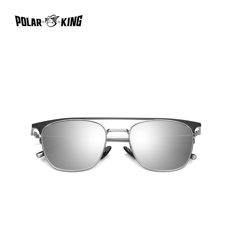 UV Polarized Designer Metal Frame Mirror Sunglasses