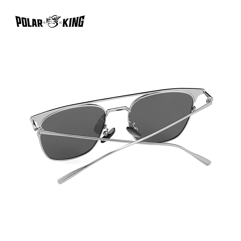 UV Polarized Designer Metal Frame Mirror Sunglasses