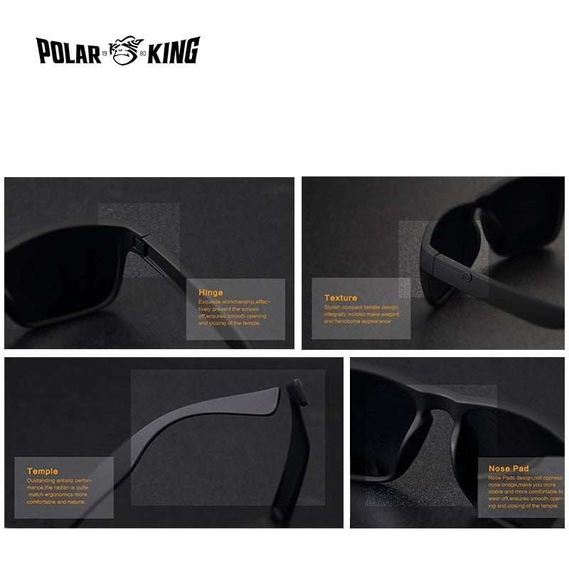 UV400 Plastic Polarized Sunglasses for Men