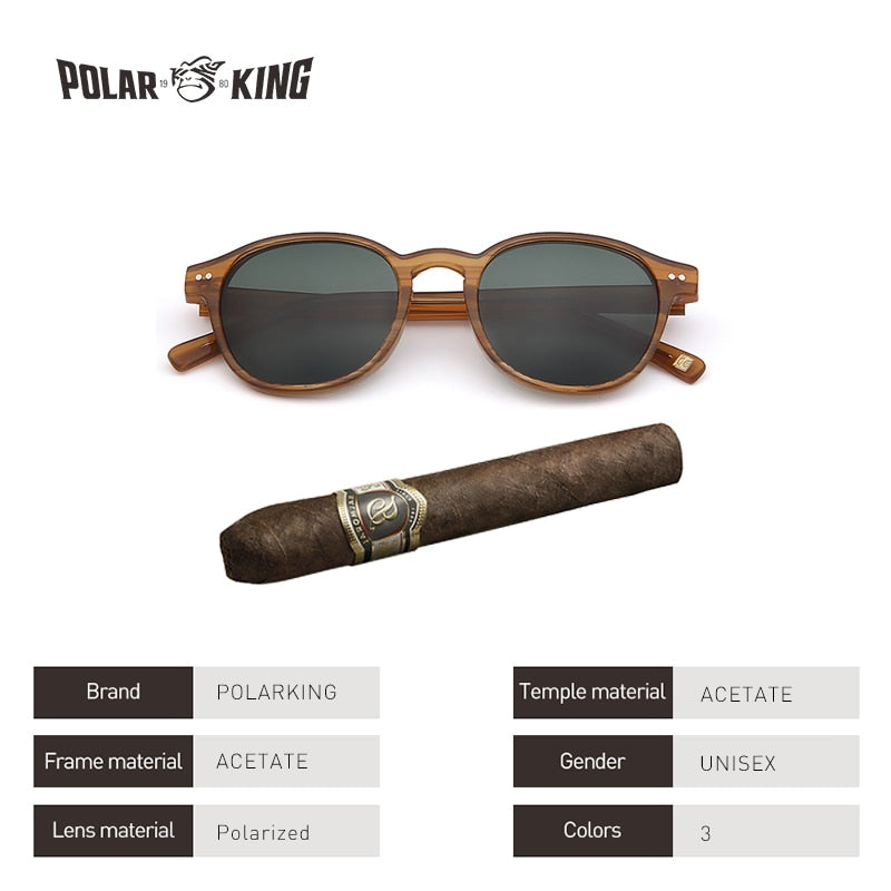 Vintage Designer Men Polarized Sunglasses