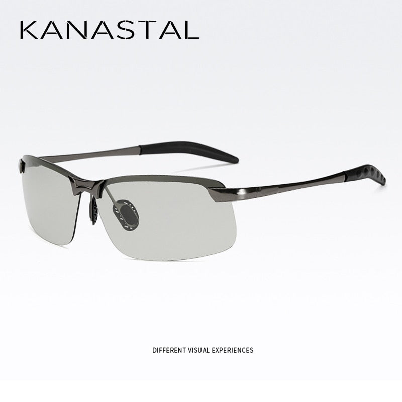 Photochromic Men Polarized Driving Chameleon Sunglasses