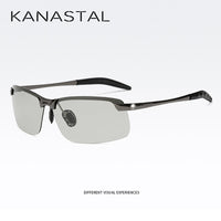 Thumbnail for Photochromic Men Polarized Driving Chameleon Sunglasses