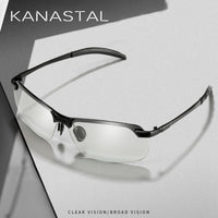Thumbnail for Photochromic Men Polarized Driving Chameleon Sunglasses