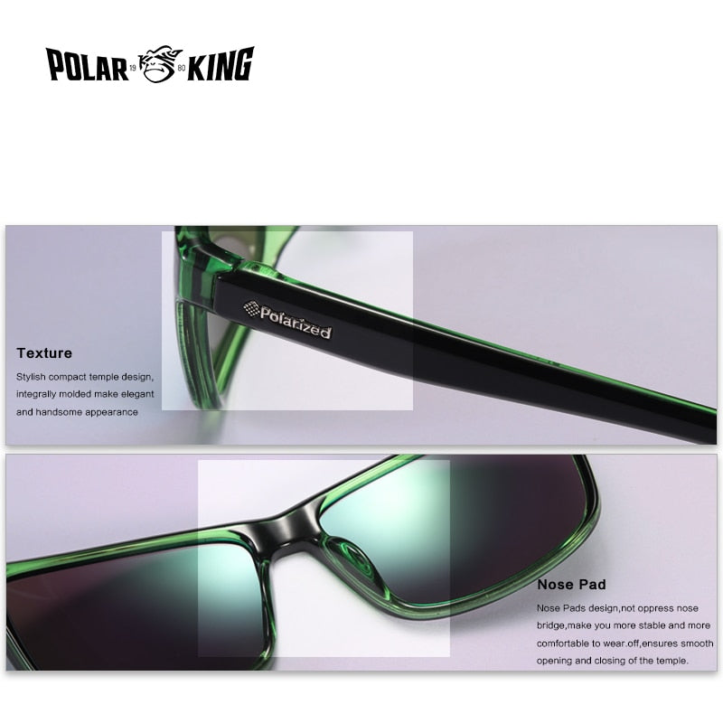 Brand New Polarized Male Sunglasses Transparent