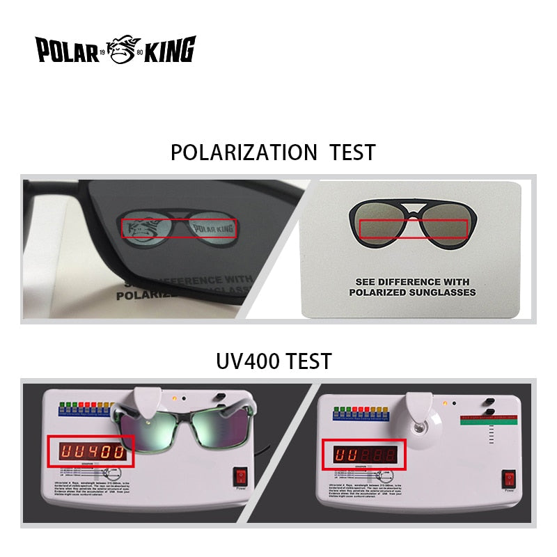 Brand New Polarized Male Sunglasses Transparent