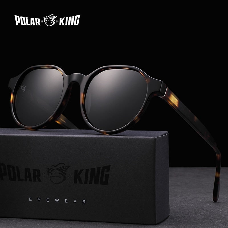New Acetate Polarized Men Sunglasses Brand Vintage