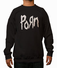 Thumbnail for Porn Black Crewneck Sweatshirt - TshirtNow.net - 1
