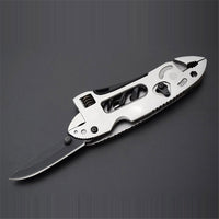 Thumbnail for Portable Folding Multifunction Wrench Jaw+Screwdriver+Pliers+Knife Multi Tool Set Survival Gear Mini Tools Pocket Multitool