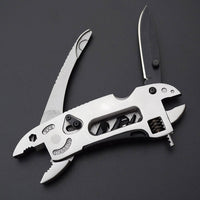 Thumbnail for Portable Folding Multifunction Wrench Jaw+Screwdriver+Pliers+Knife Multi Tool Set Survival Gear Mini Tools Pocket Multitool