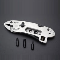 Thumbnail for Portable Folding Multifunction Wrench Jaw+Screwdriver+Pliers+Knife Multi Tool Set Survival Gear Mini Tools Pocket Multitool
