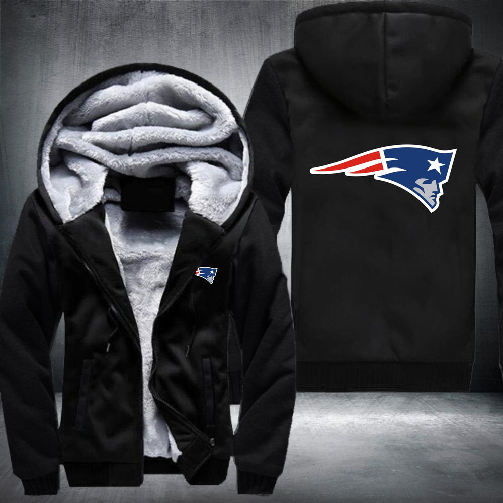 NFL NEW ENGLAND PATRIOTS BIG LOGO THICK FLEECE JACKET