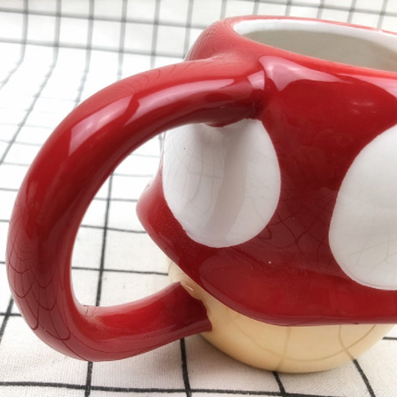 Super Mario Mushroom Porcelain Ceramic Coffee/Milk/Tea Mug