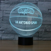 Thumbnail for NBA SAN ANTONIO SPURS 3D LED LIGHT LAMP