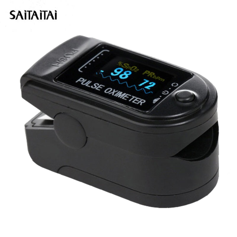 Health Care LED Digital Fingertip Pulse Oximeter