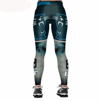 Thumbnail for NFL Carolina Panthers Leggings Women's Yoga Pants