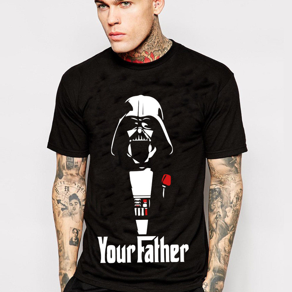 Star Wars Darth Vader Your Father The Godfather Spoof Tshirt - TshirtNow.net - 1