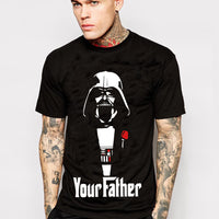 Thumbnail for Star Wars Darth Vader Your Father The Godfather Spoof Tshirt - TshirtNow.net - 1