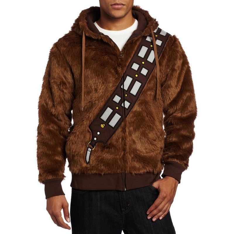 Star Wars Chewbacca Furry Plush Hoodie - TshirtNow.net - 1