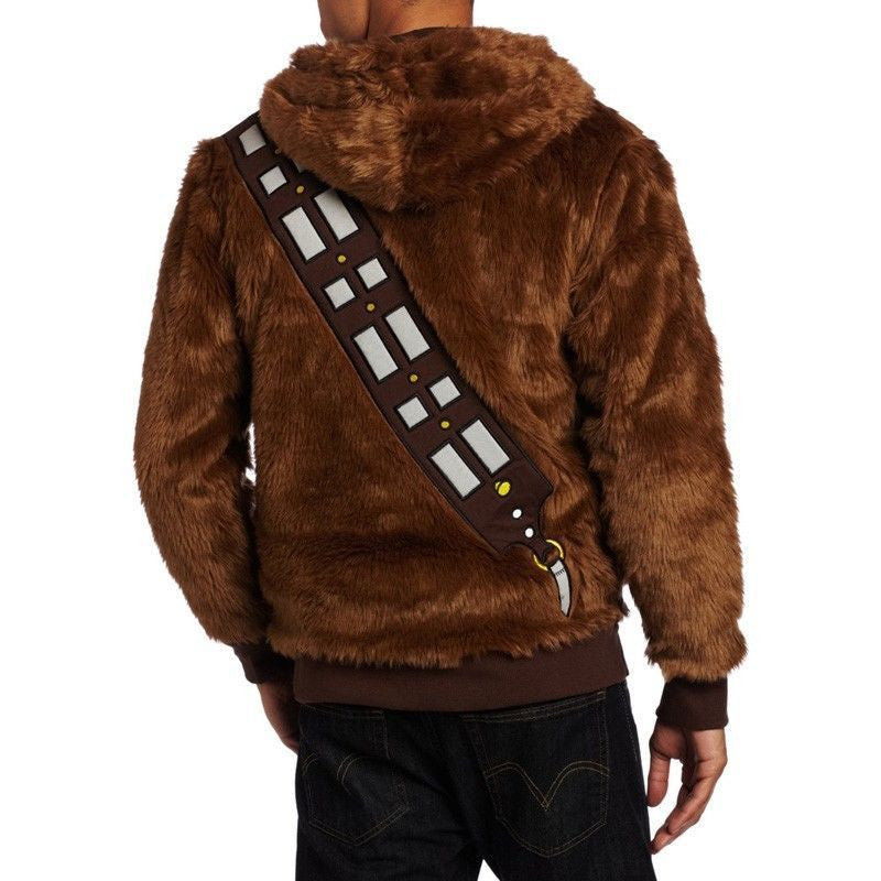 Star Wars Chewbacca Furry Plush Hoodie - TshirtNow.net - 2