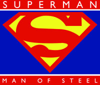 Thumbnail for Superman Man of Steel Block Logo on White Tshirt for Women - TshirtNow.net - 2