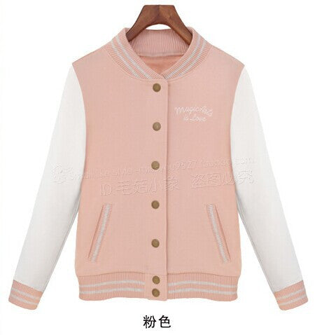 Women's College Style Taylor Swift Varsity Baseball Jacket