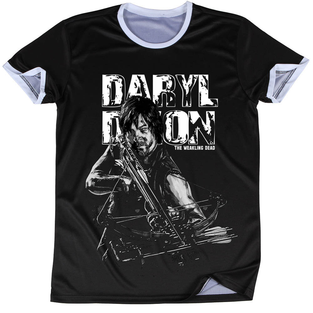 The Walking Dead 3D Oversize Print Rick and Daryl Ringer Tshirts - TshirtNow.net - 1