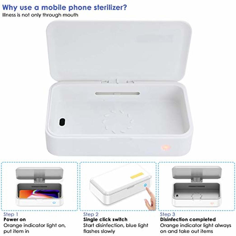 UV Smartphone Sanitizer | Patented & Clinically Proven UV Light Disinfector