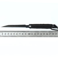 Thumbnail for Tactical Paratrooper Diver Field Survival Hunting Stainless Steel Knife With Scabbard