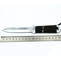 Thumbnail for Tactical Paratrooper Diver Field Survival Hunting Stainless Steel Knife With Scabbard
