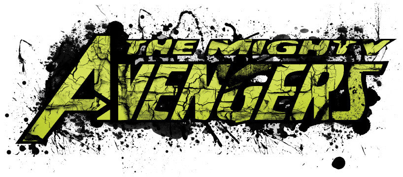 The Mighty Avengers Tshirt "splatter design" - White Tshirt. - TshirtNow.net - 2