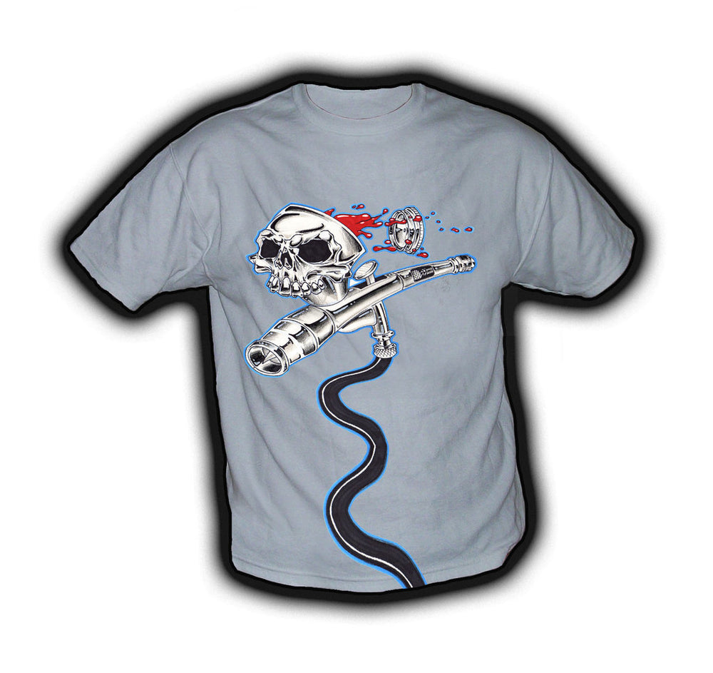 Airbrush Skull Tshirt - TshirtNow.net