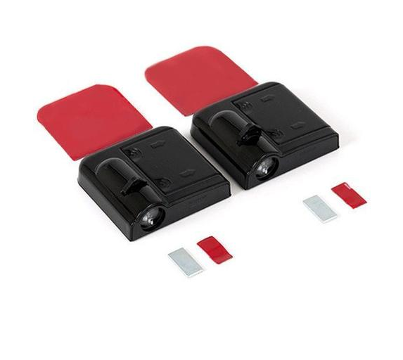 2 NBA SAN ANTONIO SPURS WIRELESS LED CAR DOOR PROJECTORS