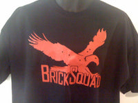 Thumbnail for Brick Squad Tshirt: Black With Red Print - TshirtNow.net - 3