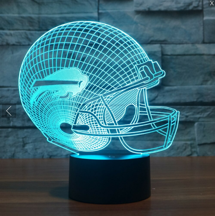NFL BUFFALO BILLS 3D LED LIGHT LAMP