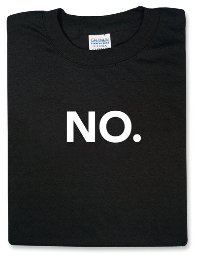 NO. Black TShirt - TshirtNow.net