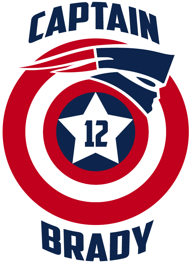 NFL Patriots Captain Brady White Tshirt - TshirtNow.net - 2