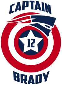 Thumbnail for NFL Patriots Captain Brady White Tshirt - TshirtNow.net - 2
