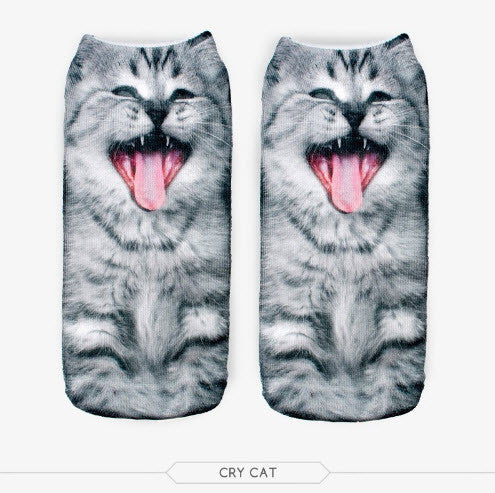 3D CAT SOCKS