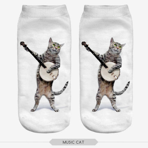 3D CAT SOCKS