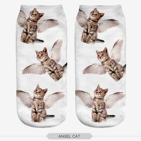 3D CAT SOCKS