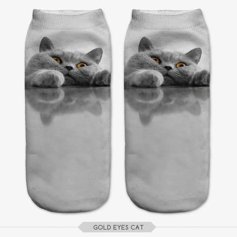 3D CAT SOCKS