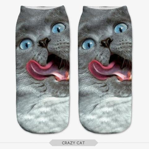 3D CAT SOCKS